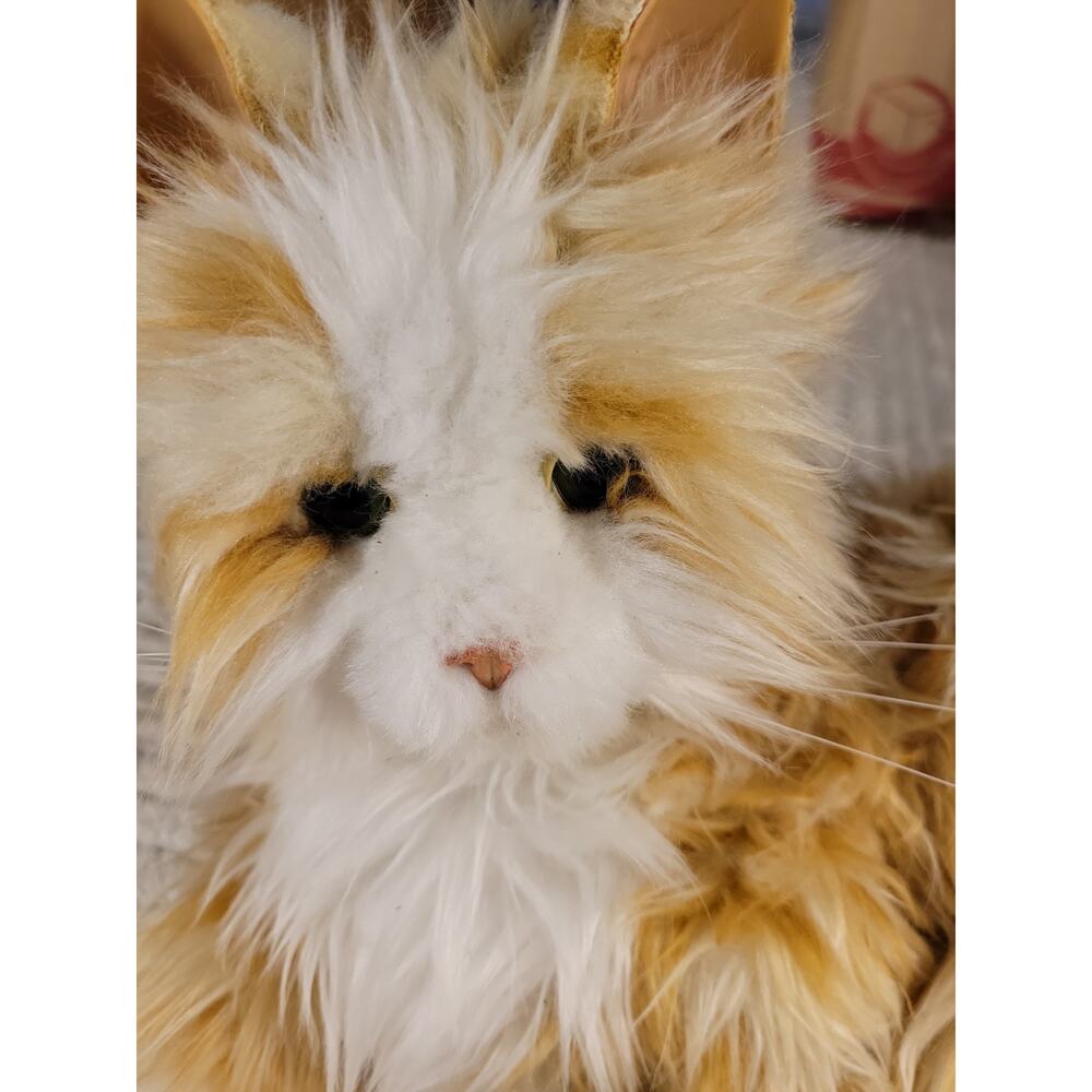 Orange Tabby Cat Interactive Pet Realistic Purrs Meows Ageless Inovation Moves - Picture 2 of 9